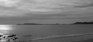 La plage de la Garonne au Pradet dans le Var