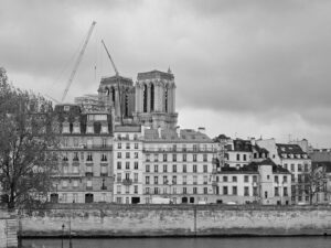 Paris - Le chantier de Notre Dame