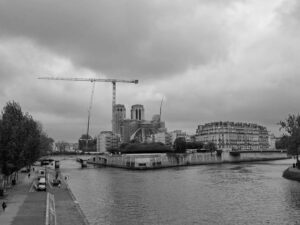 Paris - Notre Dame en rénovation