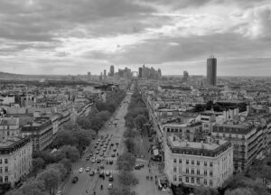 Paris vue de l'Arc de Triomphe