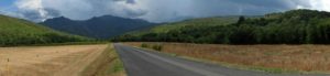 Panoramique du Canigou au-dessus de Prades